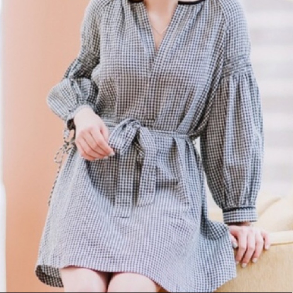 TOPSHOP Gingham Dress